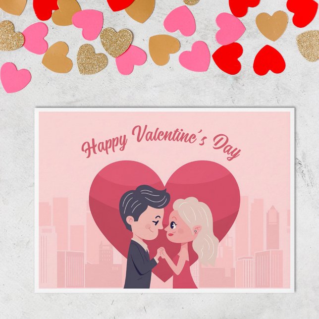 Couple in Love - Valentine's Day Card (Couple in Love - Valentine's Day Card)