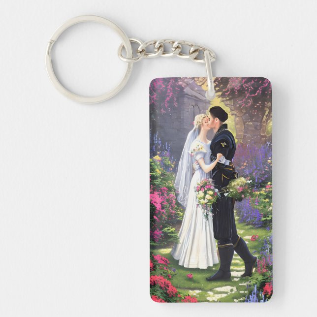 Couple in The Park-56476-56469 Key Ring (Front)