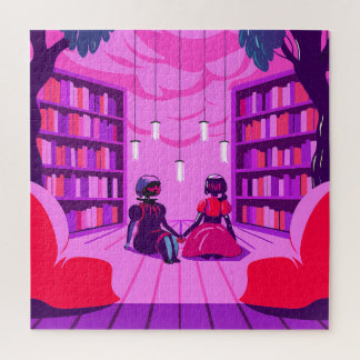 Couple in Uniforms by a House Jigsaw Puzzle