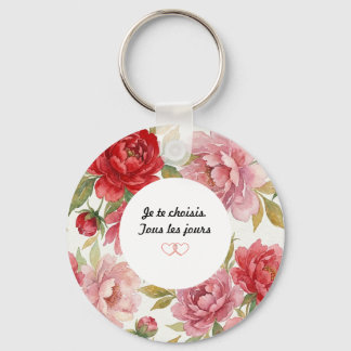 Couple Keychain – Two gazes, one story