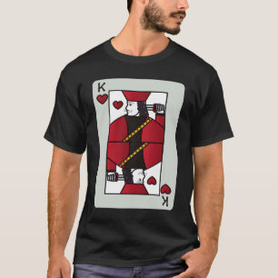 Couple King of Heart Card Valentines Pair T-Shirt