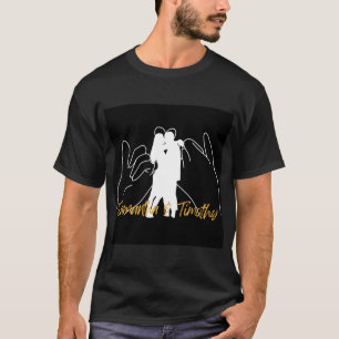 Couple Kissing Valentine's Day Men T-Shirt Black