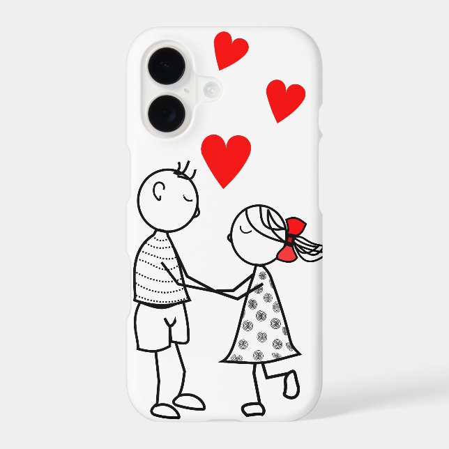 Couple Love iPhone Case (Back)