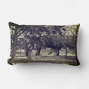 Couple Love Walking Together Retro Cushion Pillow