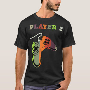 Couple Matching gamer Gaming Player 1 Player T-Shirt