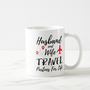 Couple Matching Husnd And Wife Travel Partners For Coffee Mug