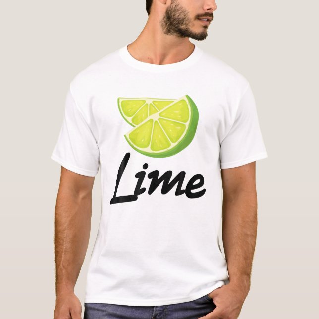 Couple Matching - Lime - 1 Of 2 - Party - Tequila T-Shirt (Front)