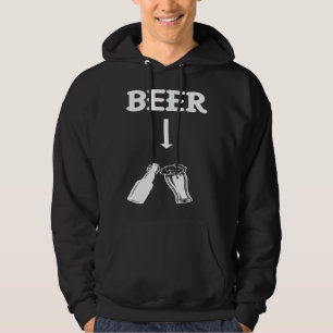 Couple Matching Pregnancy Announcement Beer New Da Hoodie