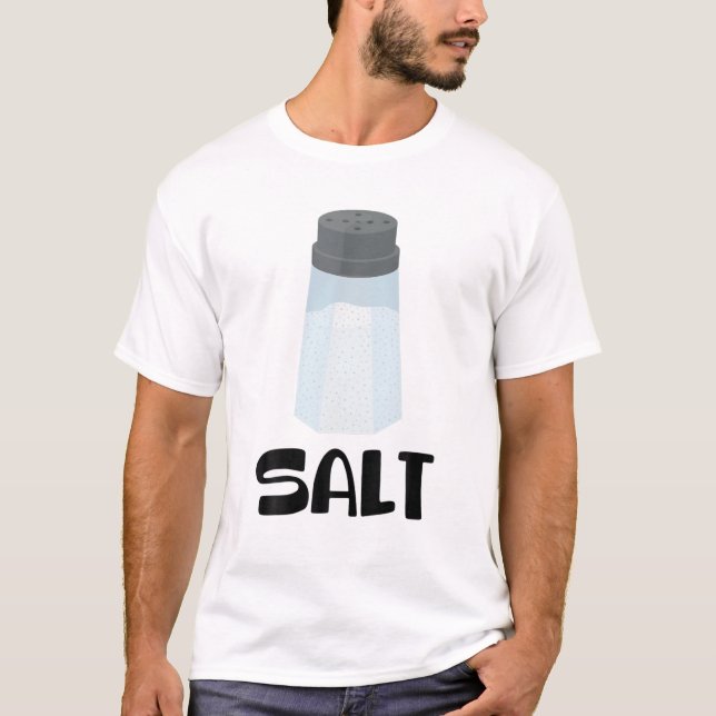 Couple Matching - Salt - Pepper - Spices - 1 Of 2 T-Shirt (Front)