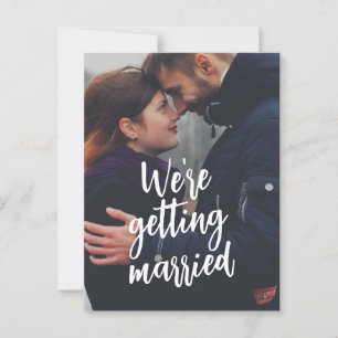 Couple movie poster photo wedding postcard