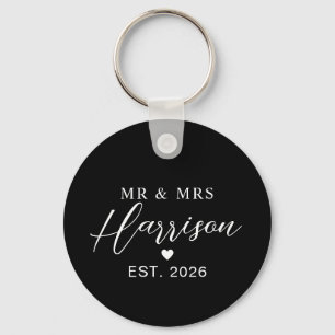 Couple Name With Date Custom Wedding Gifts Key Ring