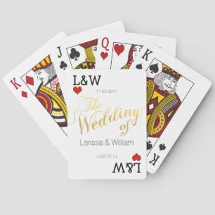 couple names, love celebration, wedding playing cards
