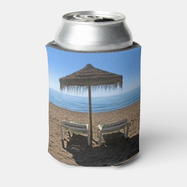 Couple of Beach Chairs Can Cooler (Can Back)