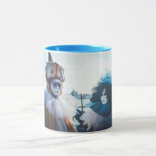 Couple of carnival masks in Venice, Italy Mug
