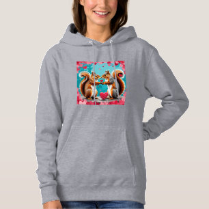 Couple of Squirrels In love Hoodie