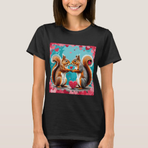 Couple of Squirrels In love T-Shirt