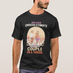 Couple on a tandem bicycle shirt - Two Person Bike
