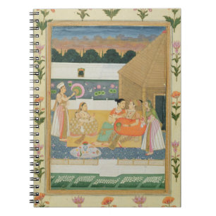 Couple on a terrace at sunset, from the Small Cliv Notebook