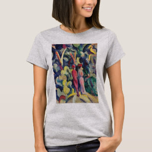 Couple on the Forest Track by August Macke T-Shirt