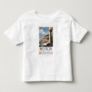 Couple Overlooking Coast Railway Poster Toddler T-Shirt