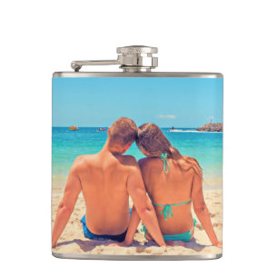 Couple Photo Flask Personalised