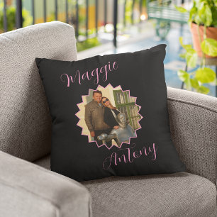 Couple photo gift cushion