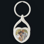 Couple Photo Heart Keychain<br><div class="desc">Couple Photo Heart Keychain</div>