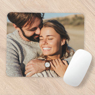 Couple Photo Newlyweds Mouse Pad
