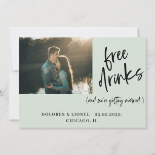 Couple Photo Wedding Save the date