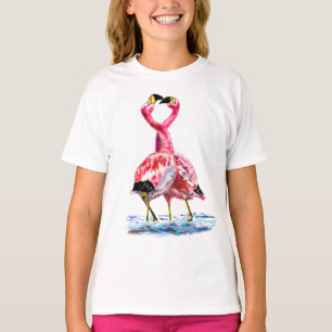 Couple Pink Flamingo T-Shirt