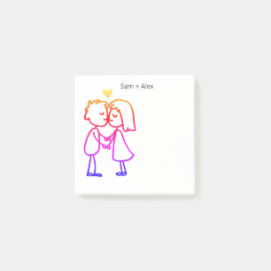 couple post-it notes