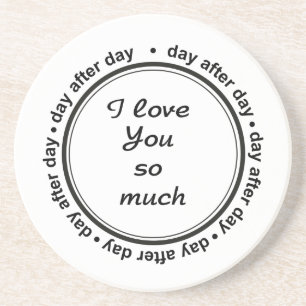 Couple Quote, Romantic Love Coaster
