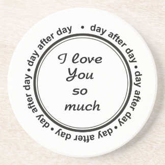 Couple Quote, Romantic Love Coaster