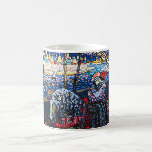 Couple Riding a White Horse, Wassily Kandinsky Coffee Mug