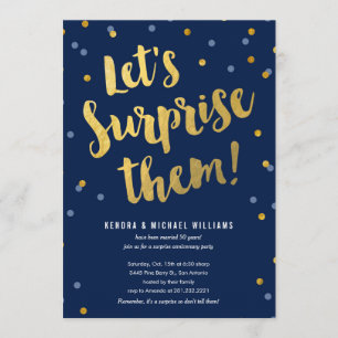 Couple’s Surprise Party Invitations