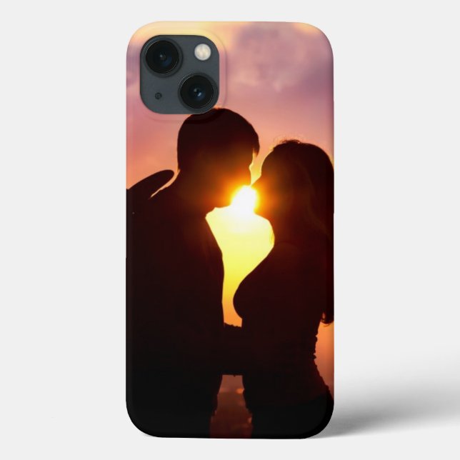 Couple Silhouette At Sunset Case-Mate iPhone Case (Back)