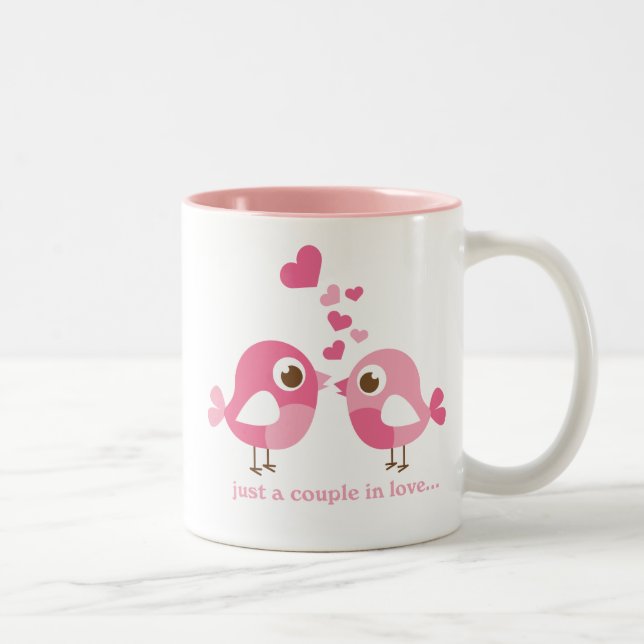 Couple Still In Love Valentines Two-Tone Coffee Mug (Right)