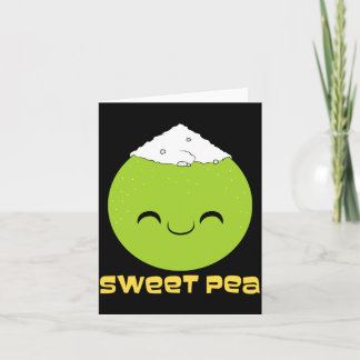 Couple Sweet Pea Cute Relationship Performance Card