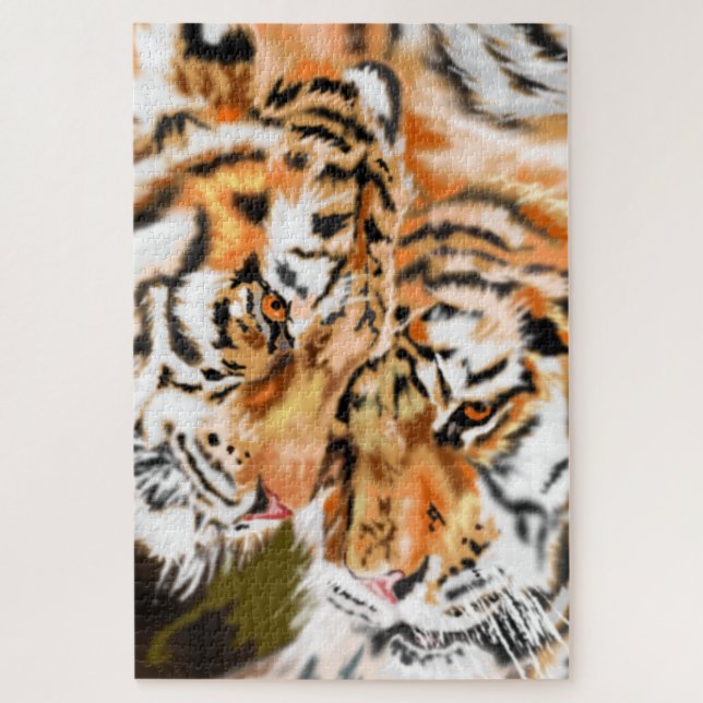 Couple Tiger Puzzle (Vertical)