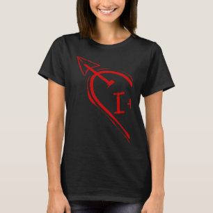 Couple Valentine Heart for Her I 2023 Happy Valent T-Shirt