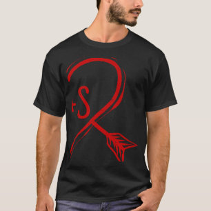 Couple Valentine Heart for Him S 2023 Happy Valent T-Shirt