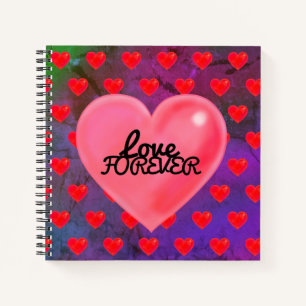 Couple Valentine Love Girlfriend Boyfriend Heart Notebook