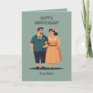 Couple wedding anniversary Invitation