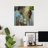 Couple Wedding Image Poster Personalised Love Deco
