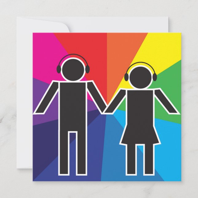 Couple with Headphones (Front)