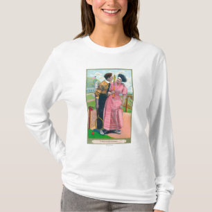 Couple with Tennis GearSame Old Racket T-Shirt