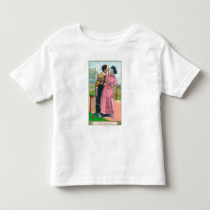 Couple with Tennis GearSame Old Racket Toddler T-Shirt