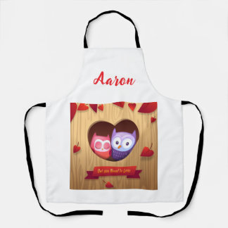 Couples All-Over Print Valentines Apron