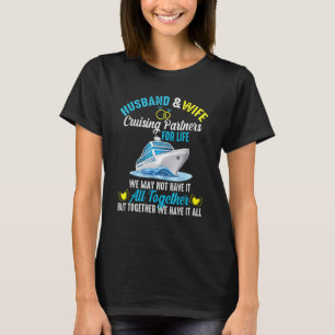 Couples Anniversary 2023 Cruise Trip Husband Wife T-Shirt