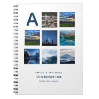 Couples BUCKET LIST Photo Collage Newlywed Journal